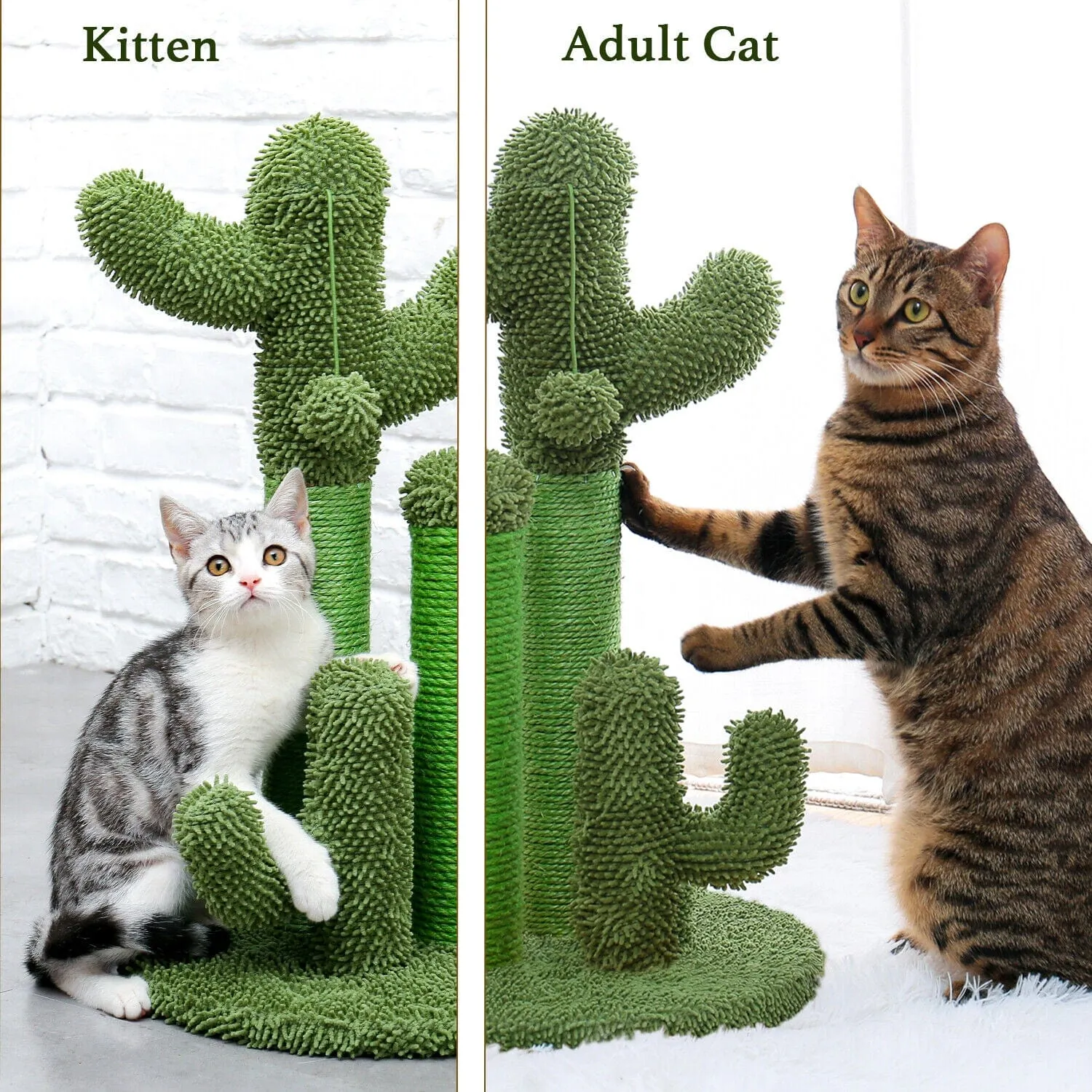 27" Cactus Cat Scratching Post / Tree / Pole