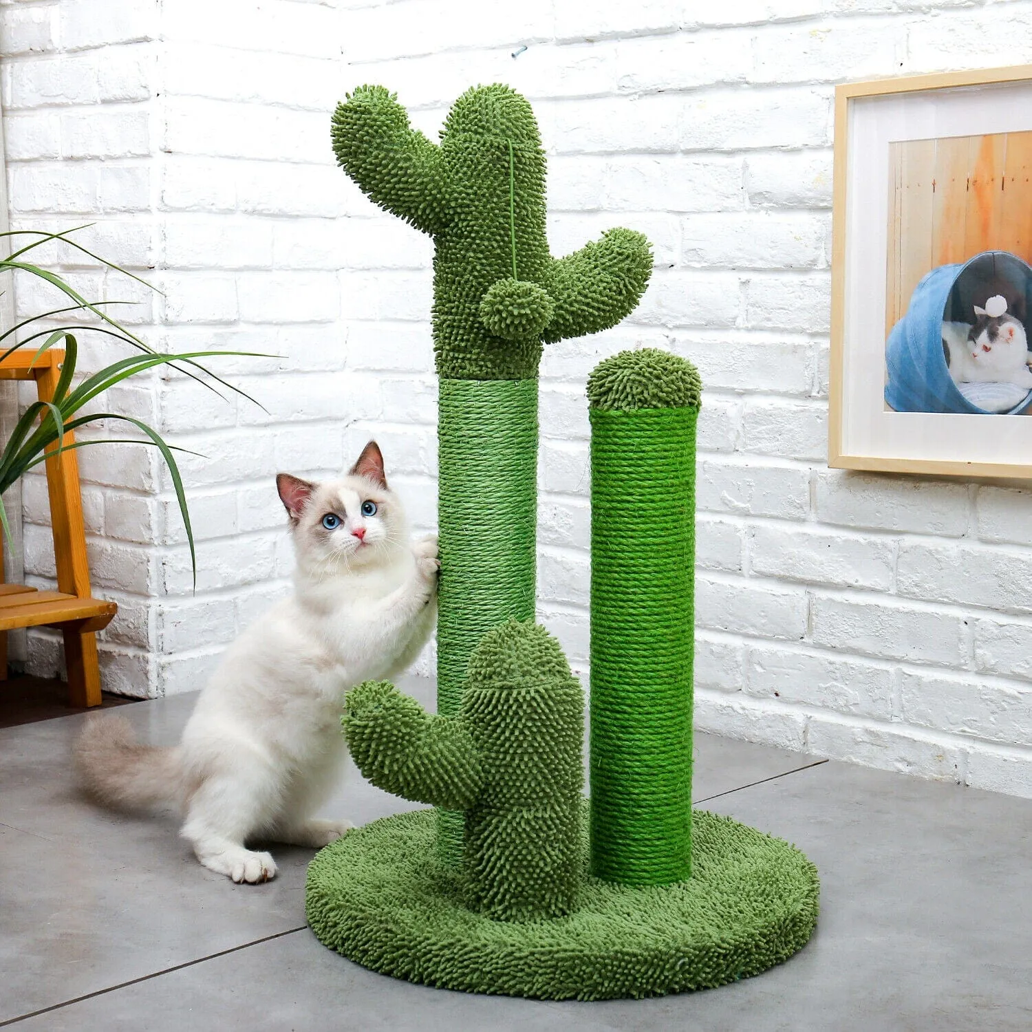 27" Cactus Cat Scratching Post / Tree / Pole