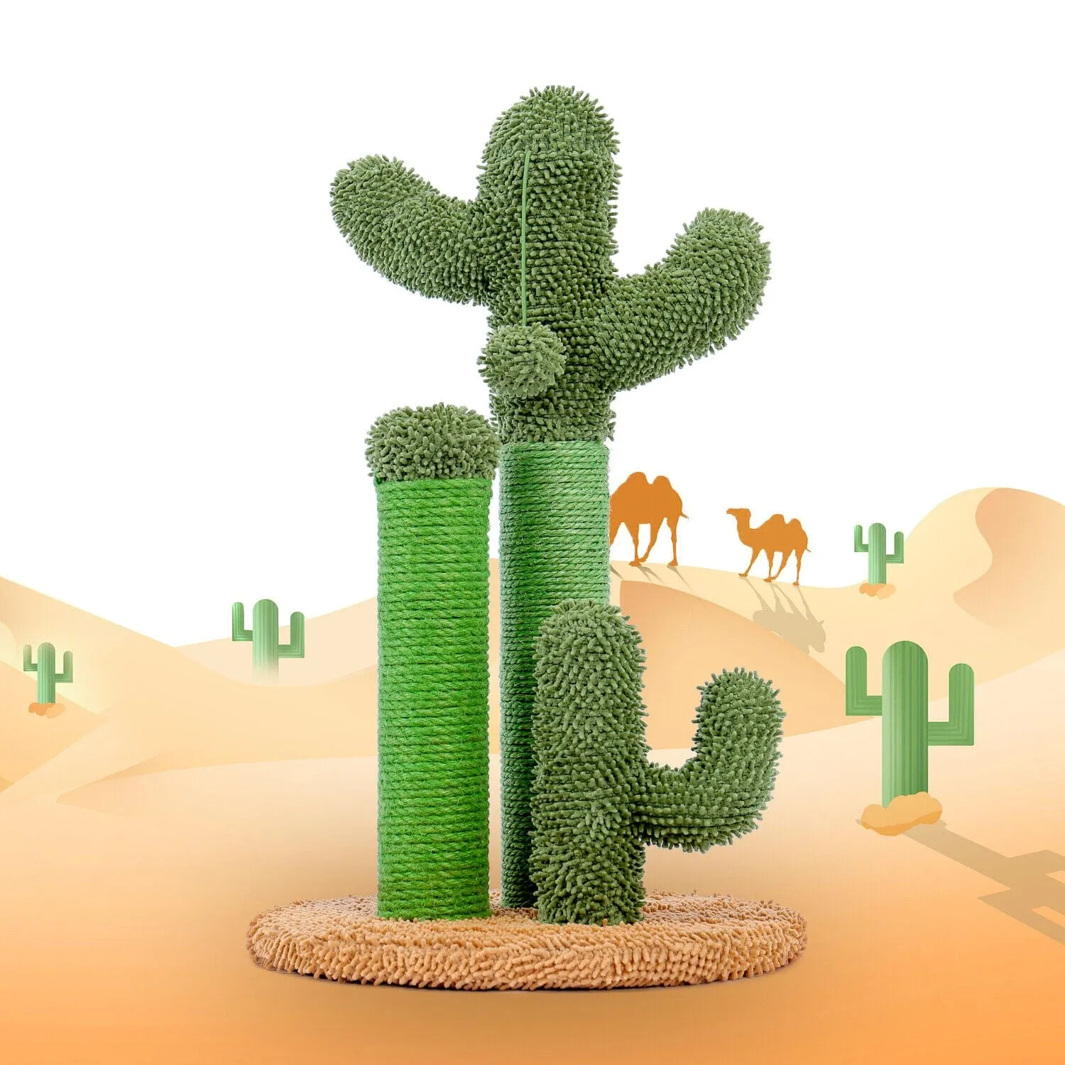 27" Cactus Cat Scratching Post / Tree / Pole