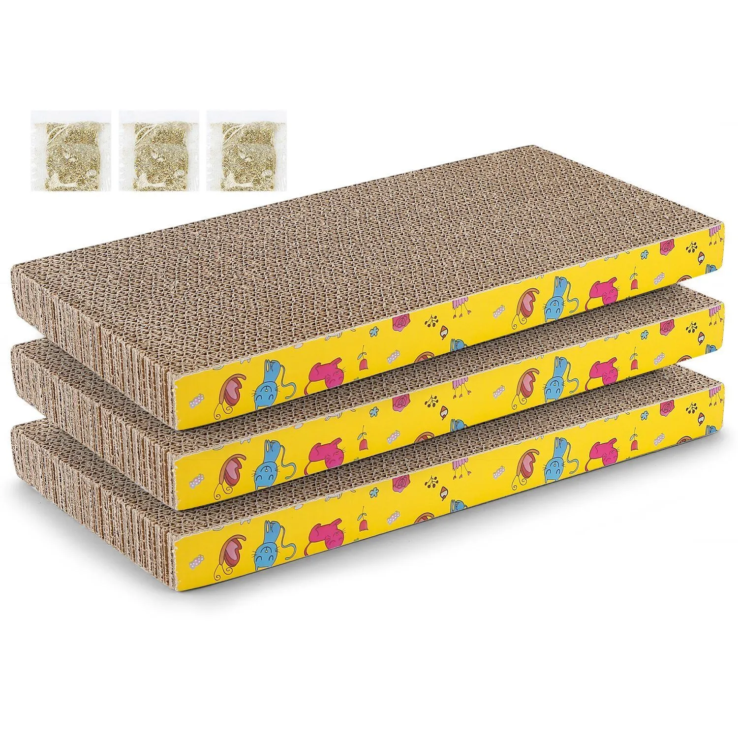 3-Piece: Cat Scratcher Pads