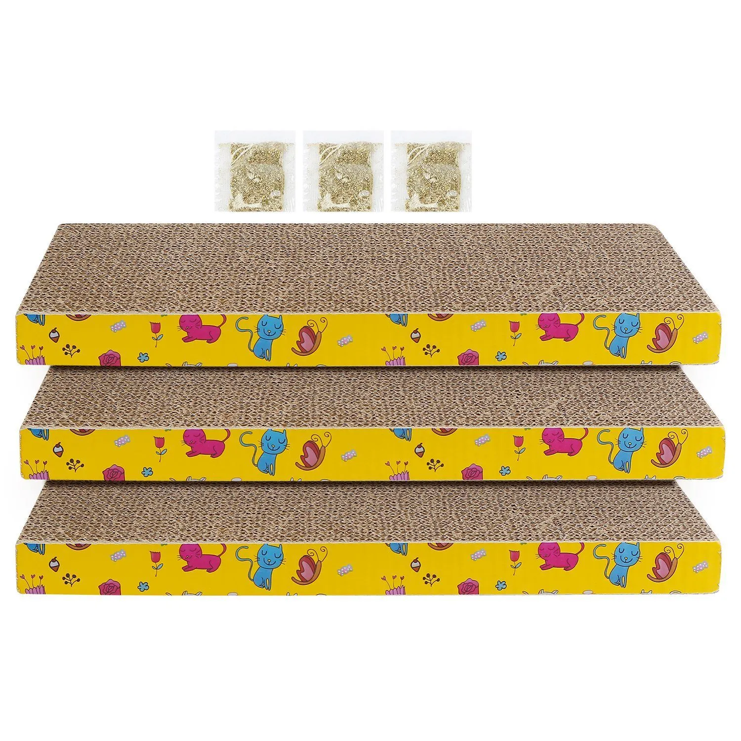 3-Piece: Cat Scratcher Pads