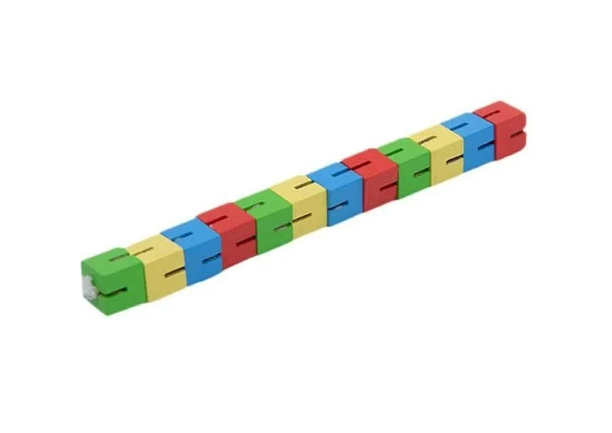 ALT Retail Wooden Twisty Cubes - Multicolor