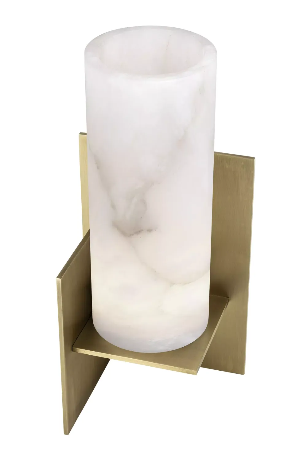 Antique Brass Alabaster Table Lamp | Eichholtz Frisco