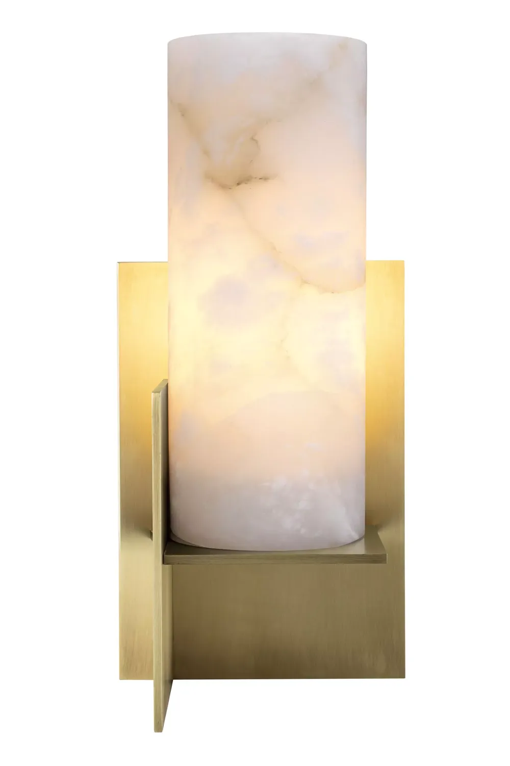 Antique Brass Alabaster Table Lamp | Eichholtz Frisco