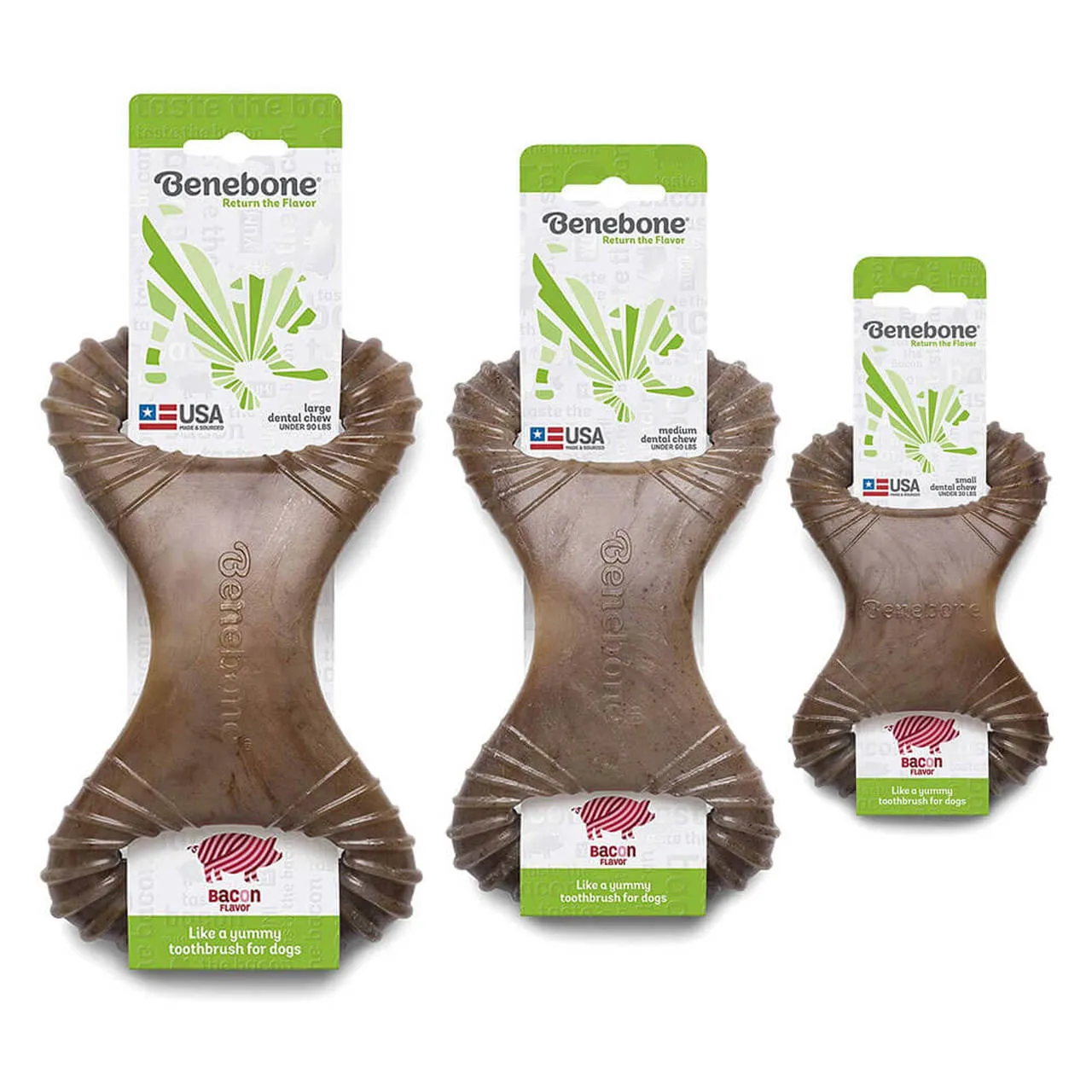 Benebone Dental Chew Bacon Flavor