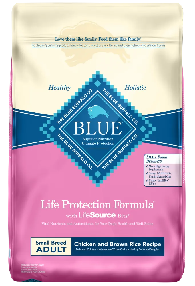 Blue Buffalo Life Protection Chicken & Brown Rice Recipe Small Breed Adult Dry Dog Food