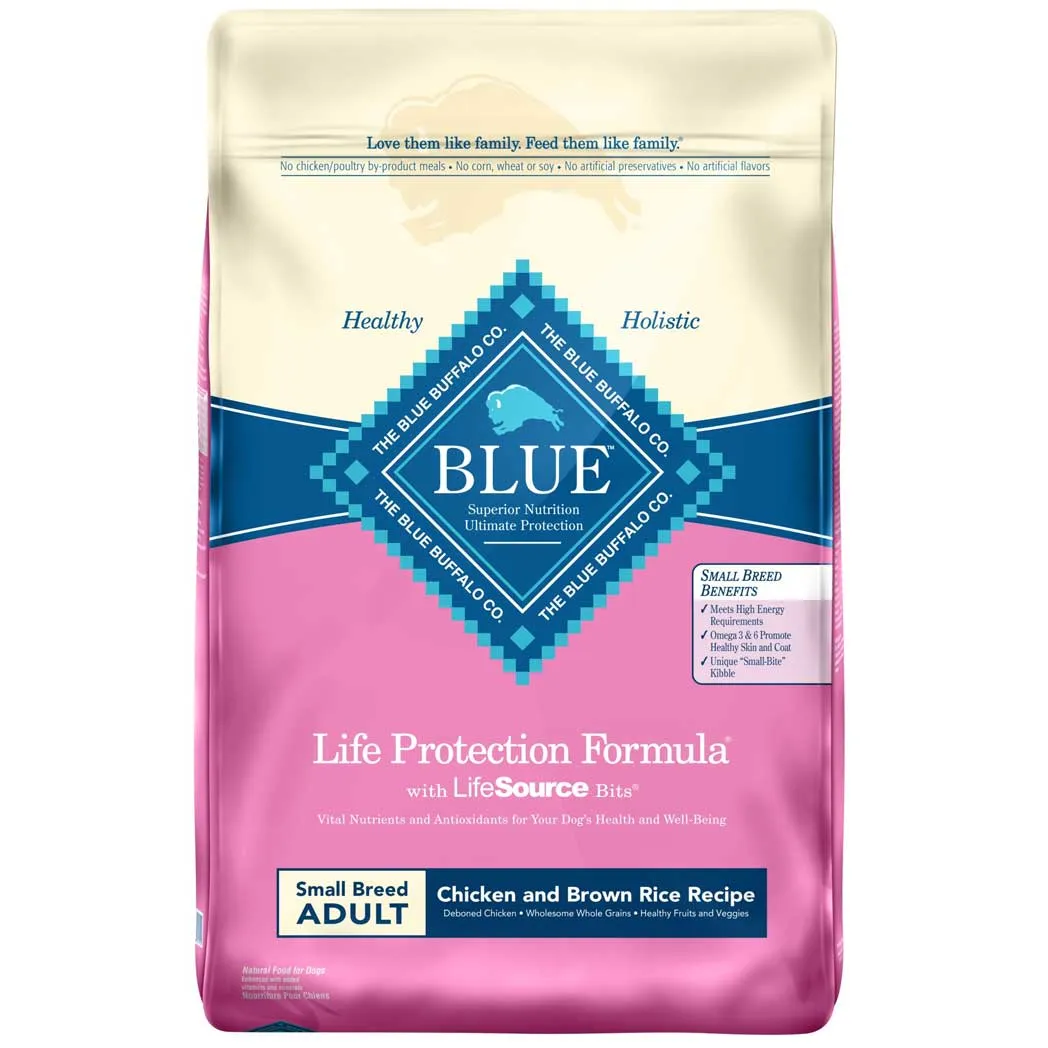 Blue Buffalo Life Protection Chicken & Brown Rice Recipe Small Breed Adult Dry Dog Food
