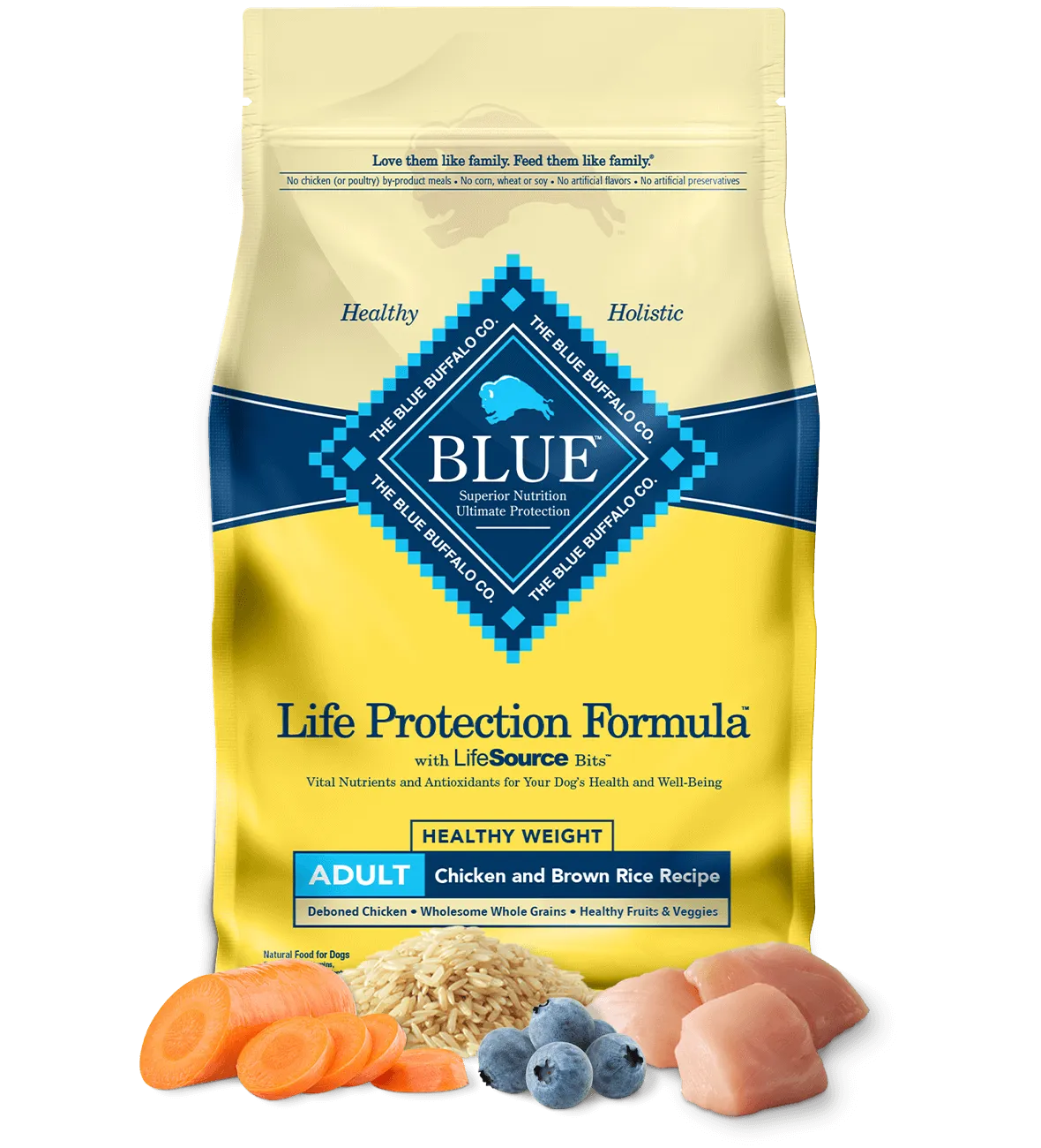 Blue Buffalo Life Protection Healthy Weight Chicken & Brown Rice Recipe Adult Dry Dog Food