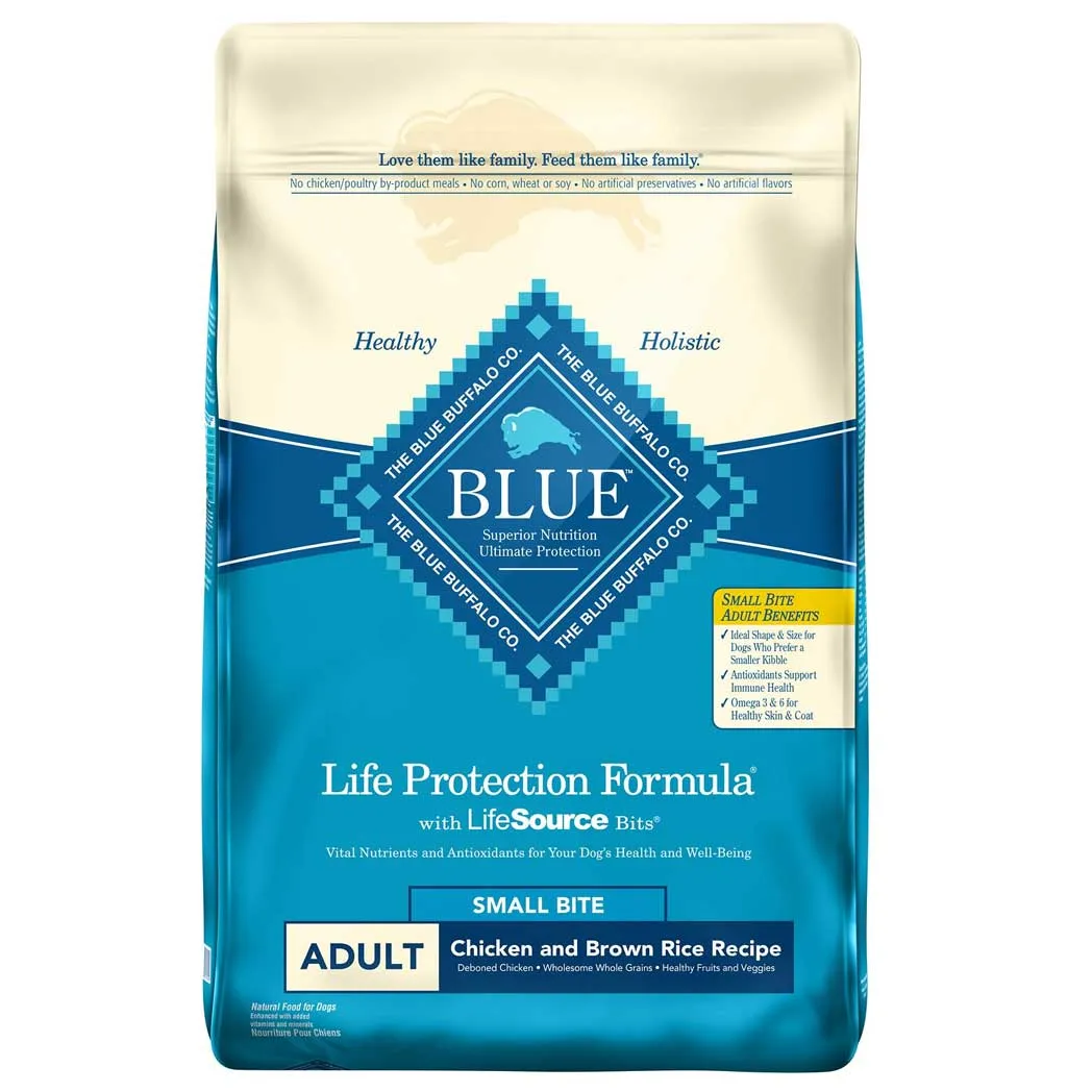 Blue Buffalo Life Protection Small Bites Chicken & Brown Rice Recipe Adult Dry Dog Food