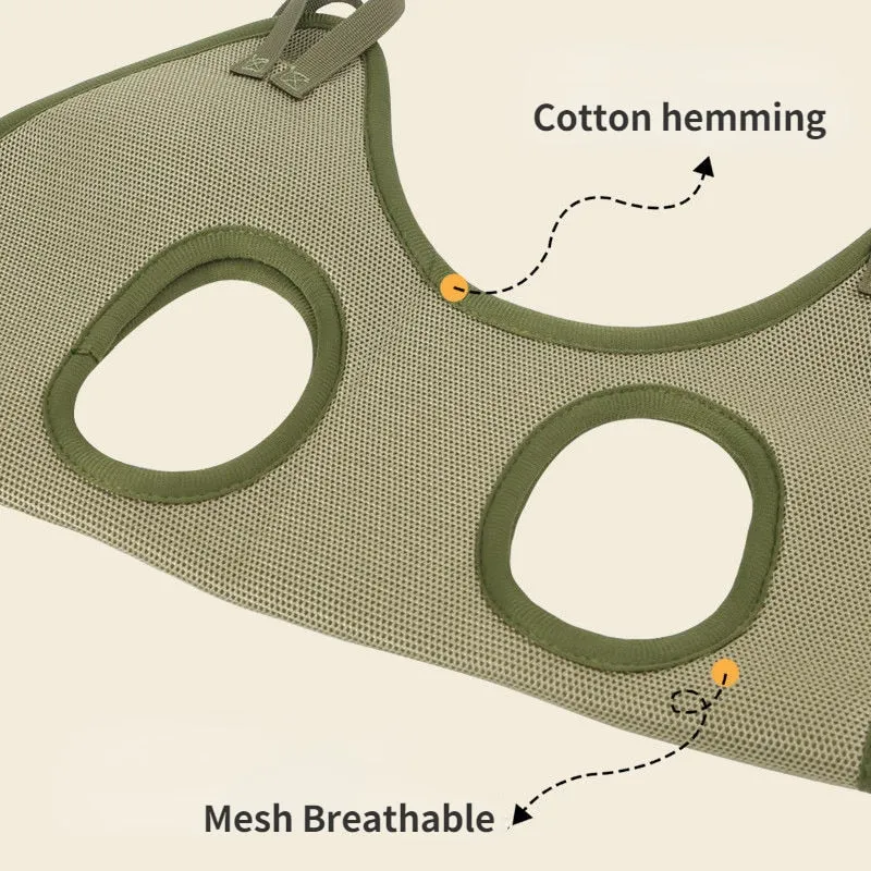 Cat Grooming Nail Cutting & Anti Scratch Hanging Bag