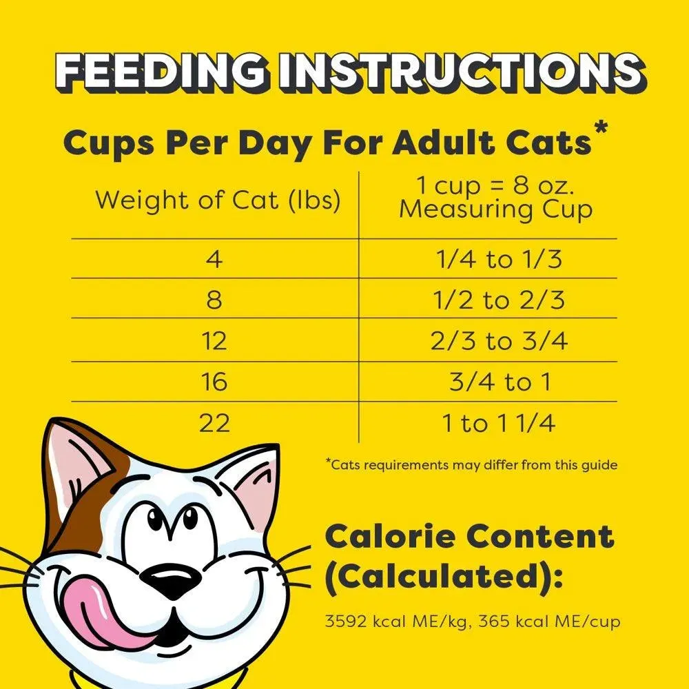 Chicken Flavored Adult Dry Cat Food 13.5lb Bag