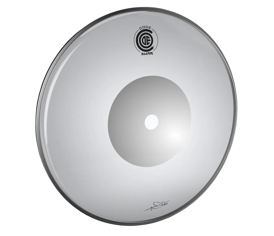 CODE 8" Boomer Tom Hd Clear/Silver