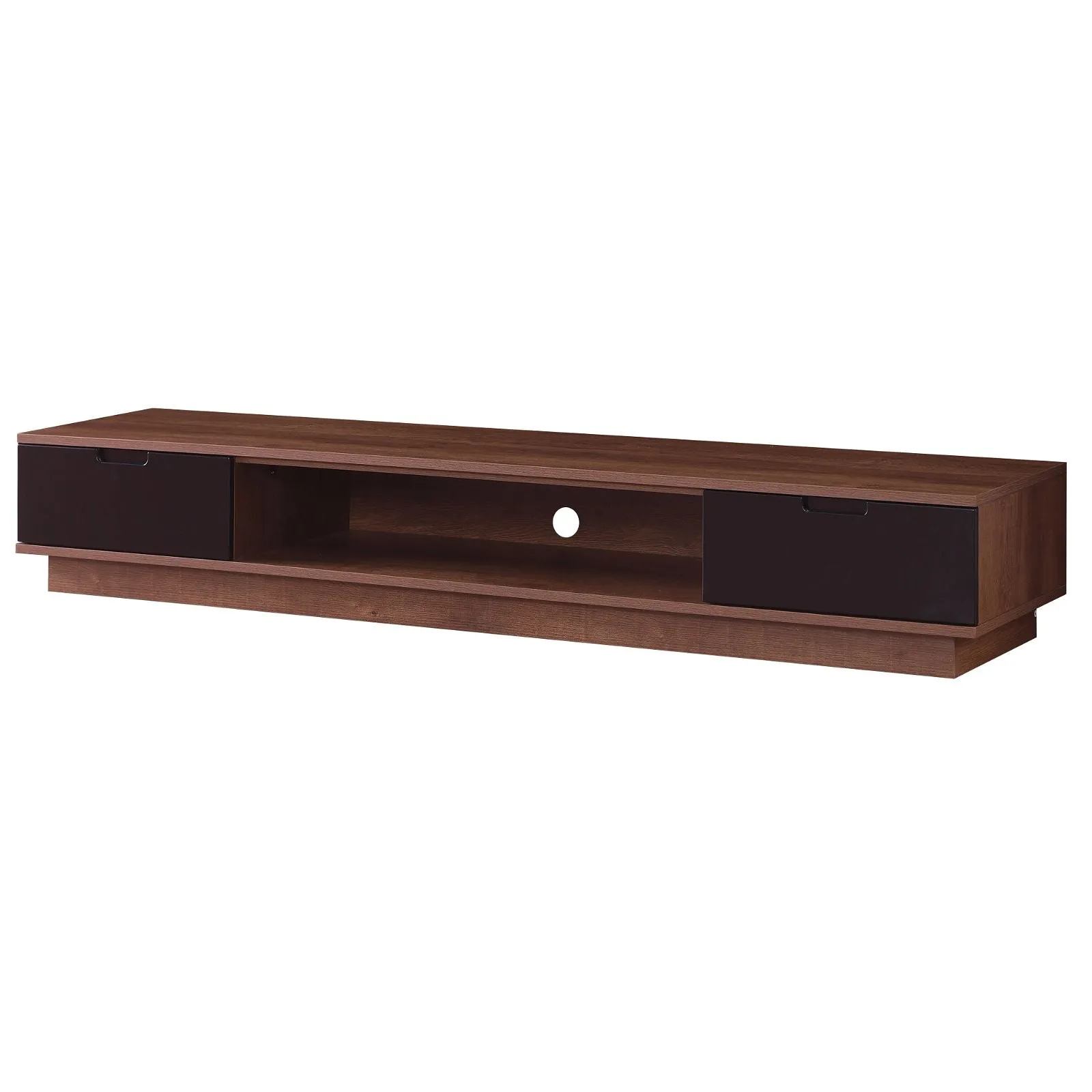 DELUX 200cm, Low Line, TV Unit, Dark Oak by Tauris™