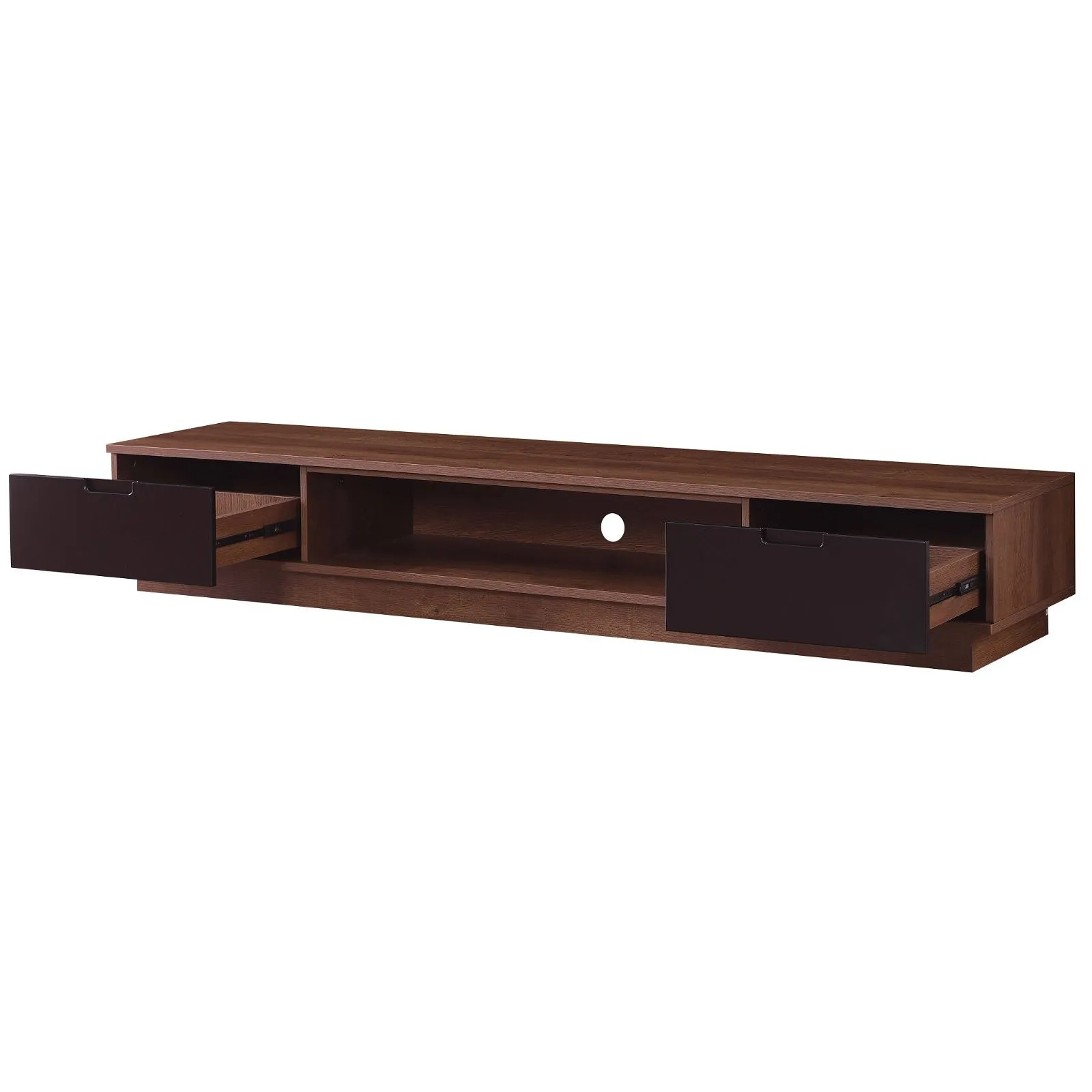 DELUX 200cm, Low Line, TV Unit, Dark Oak by Tauris™
