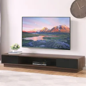 DELUX 200cm, Low Line, TV Unit, Dark Oak by Tauris™