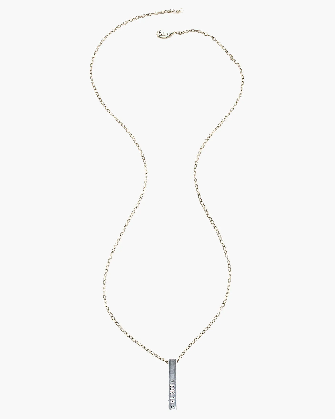 Devotion Custom Stamped Bar Necklace