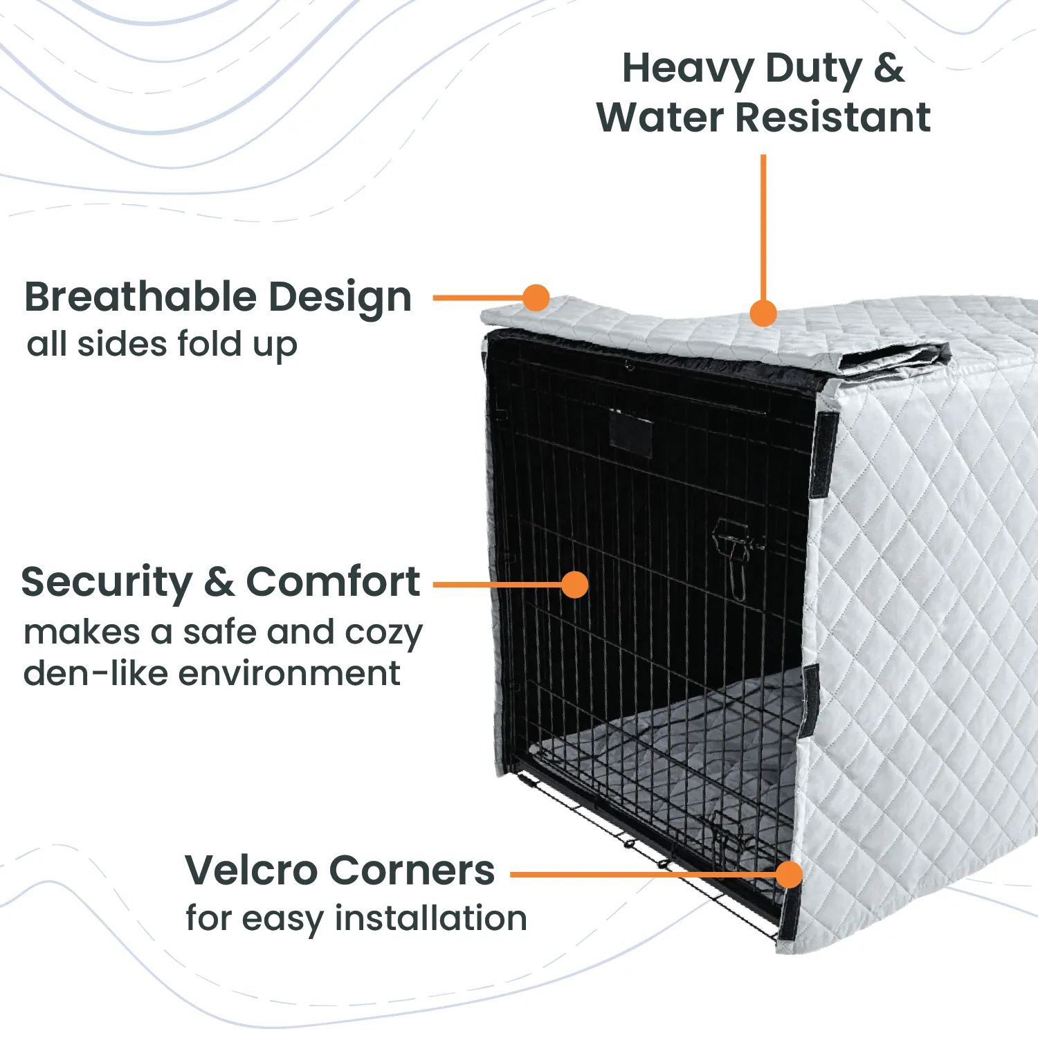 Dog Crate Kennel Cover