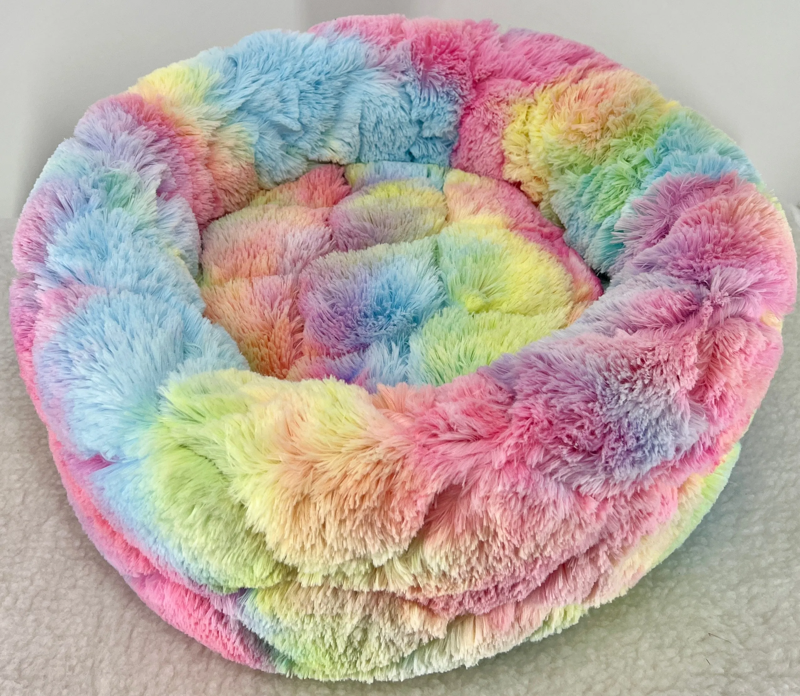 Donut Bed Minky Tie Dye
