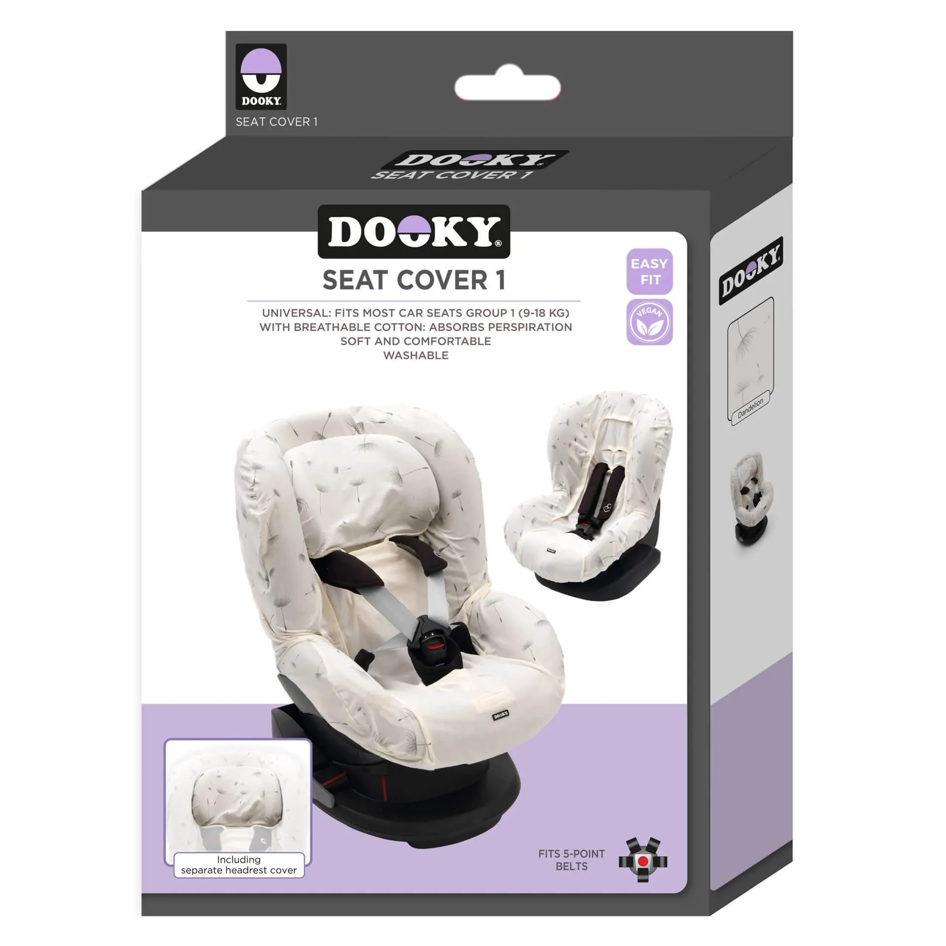 Dooky Seat Cover 1  (Dandelion)