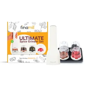 Finamill Big Gift Pack USB w/MAX, GT, ProPlus, Peppercorn, Quartet Tray Soft Cream