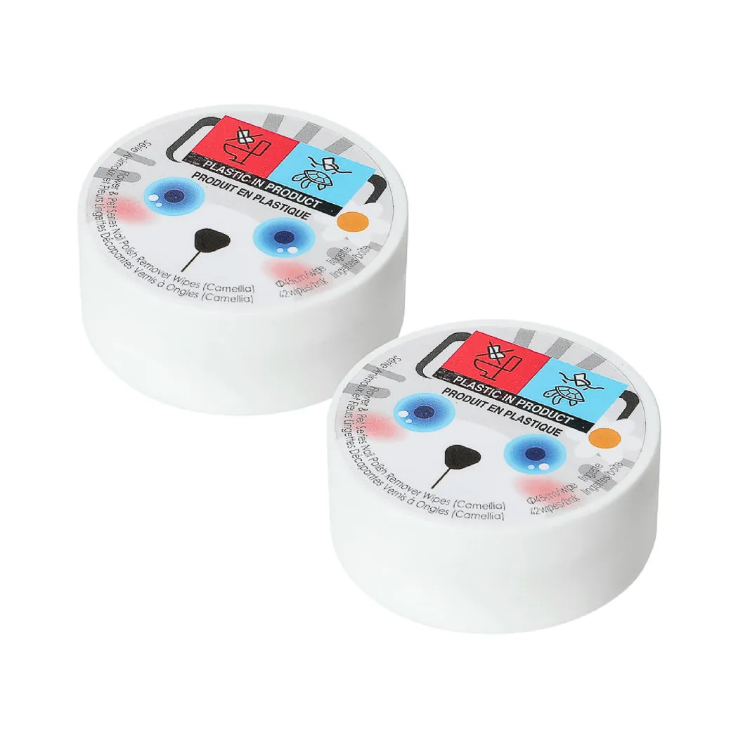 Flower & Pet Series Nail Polish Remover Wipes (Camellia)
