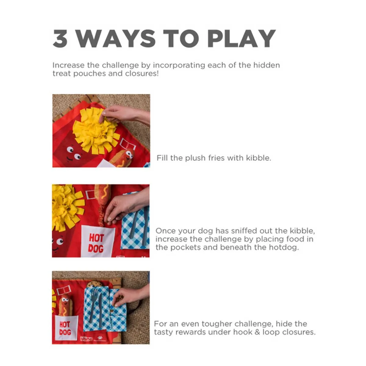 Food Fun Activity Matz Dog Puzzle