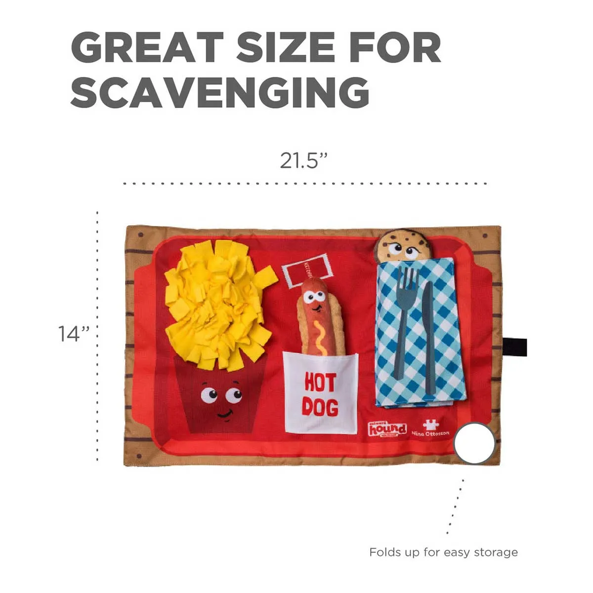 Food Fun Activity Matz Dog Puzzle