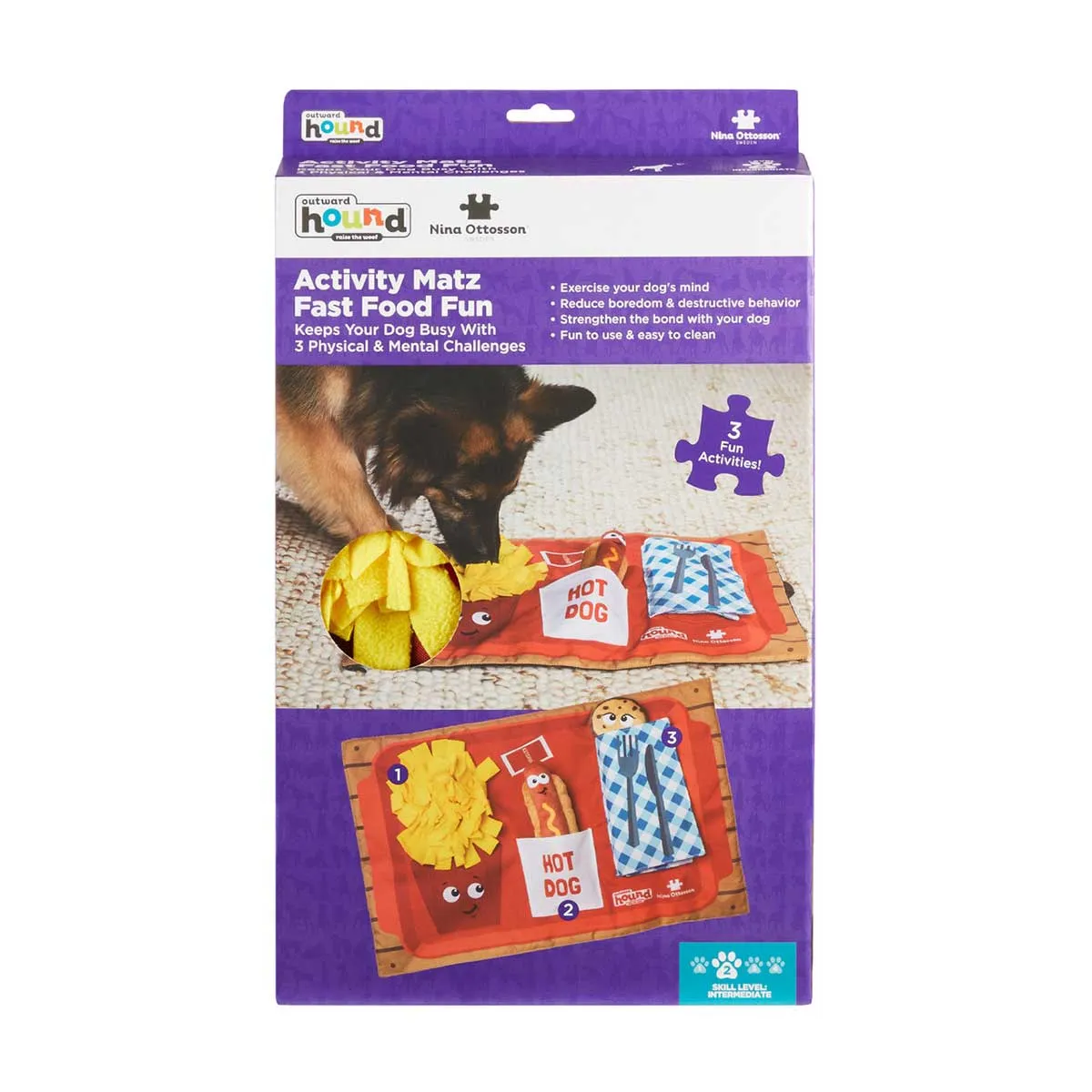 Food Fun Activity Matz Dog Puzzle