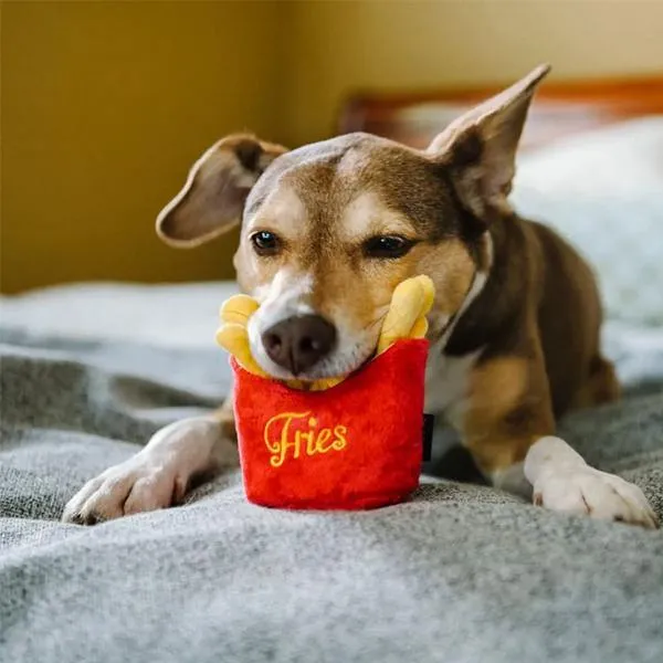 Fries Plush & Squeaky Dog Toy