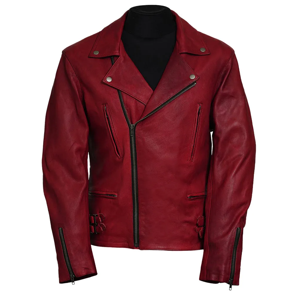 Frisco Motorcycle Easy Rider Womens Black Leather Jacket