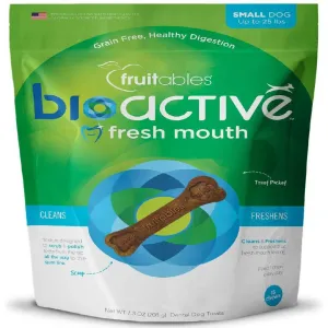 Fruitables BioActive Fresh Mouth Dental Chews For Small Dogs (15 chews)