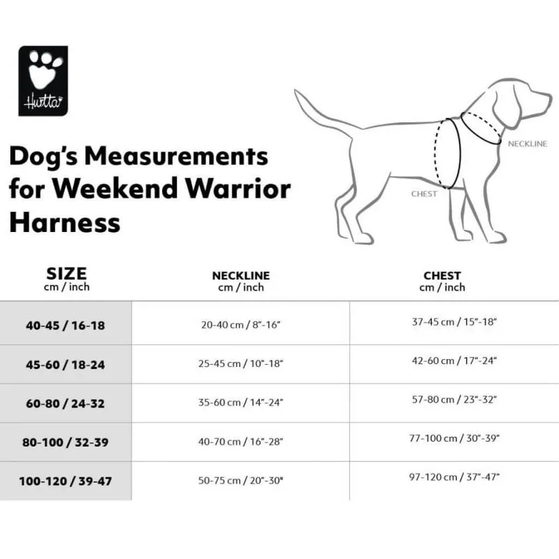 Hurtta Weekend Warrior Harness Peacock