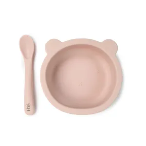 JBØRN Silicone Bowl and Spoon | Weaning Set | Personalisable