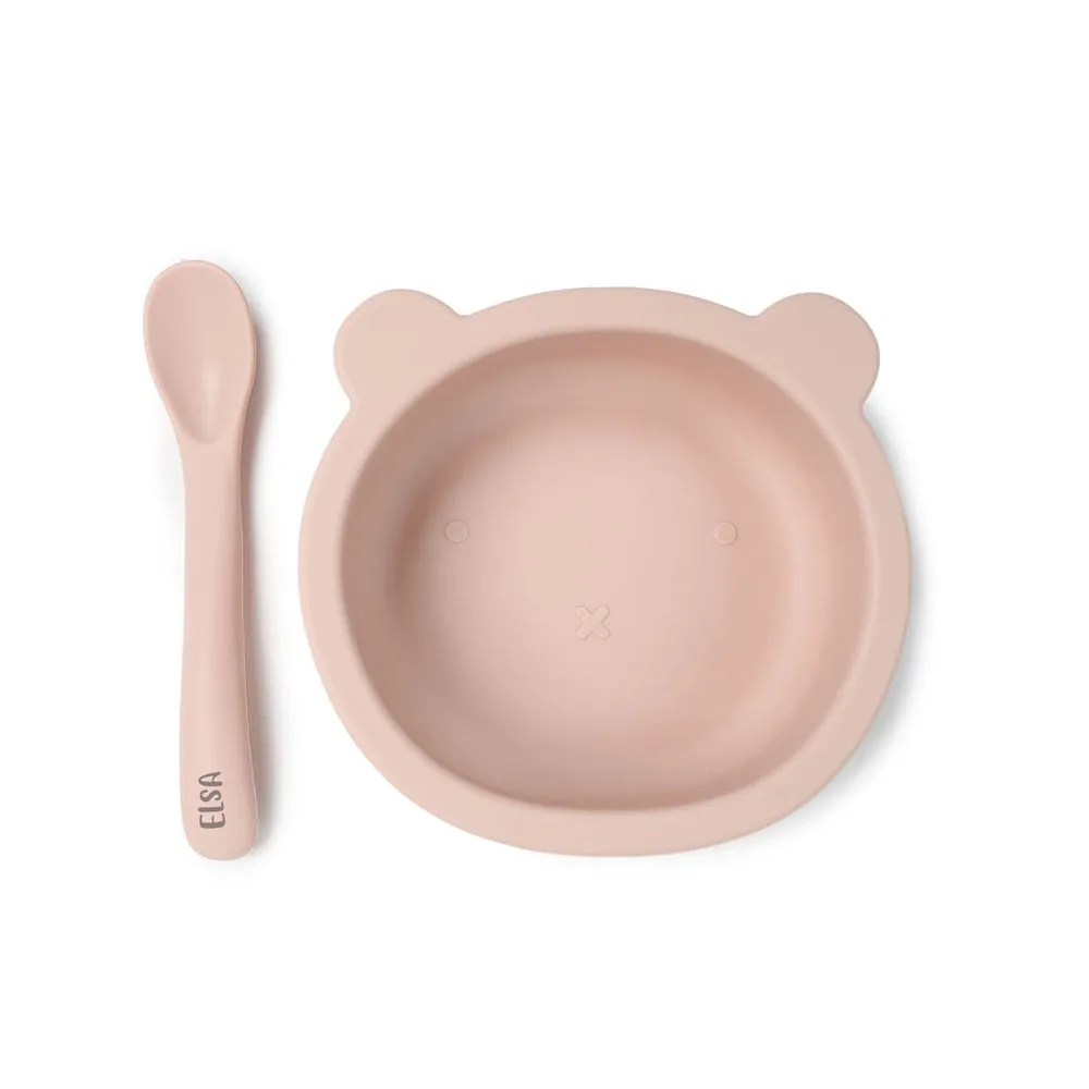 JBØRN Silicone Bowl and Spoon | Weaning Set | Personalisable