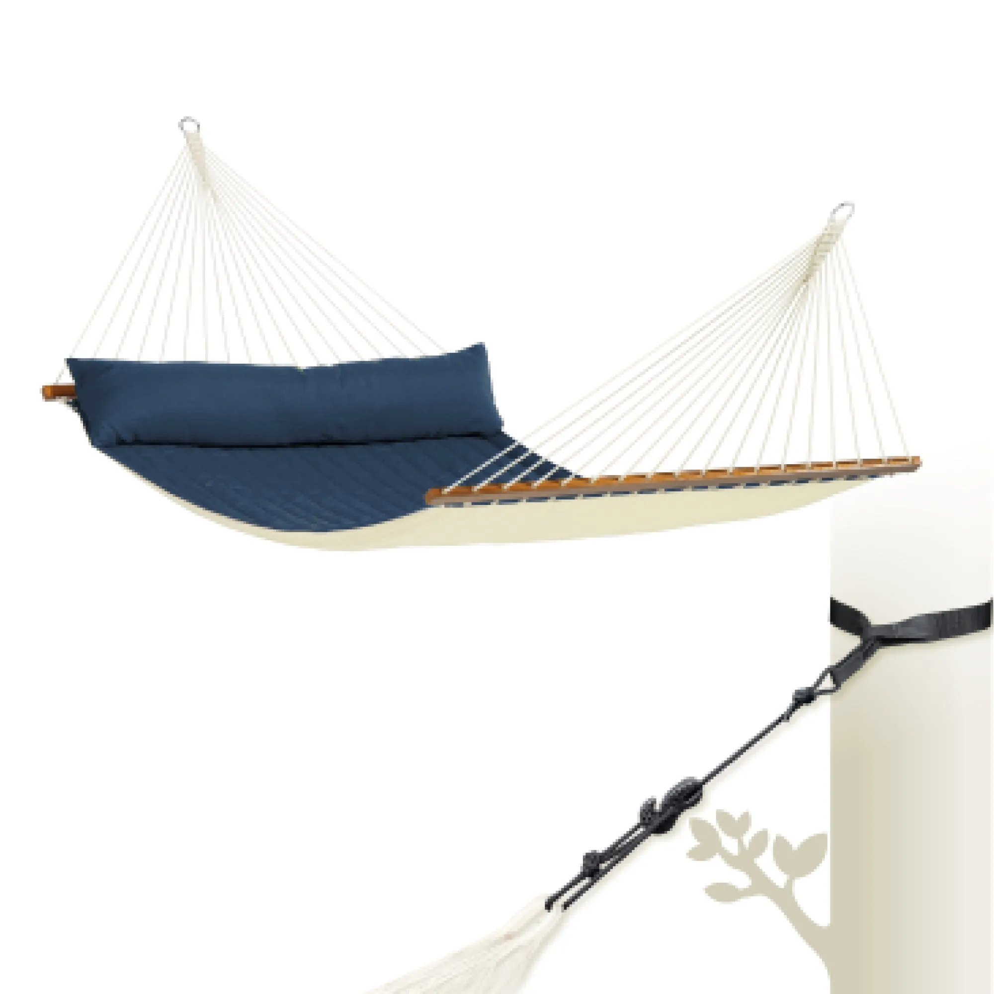 LA SIESTA Alabama Spreader Bar Hammock (Kingsize - W 140 cm)