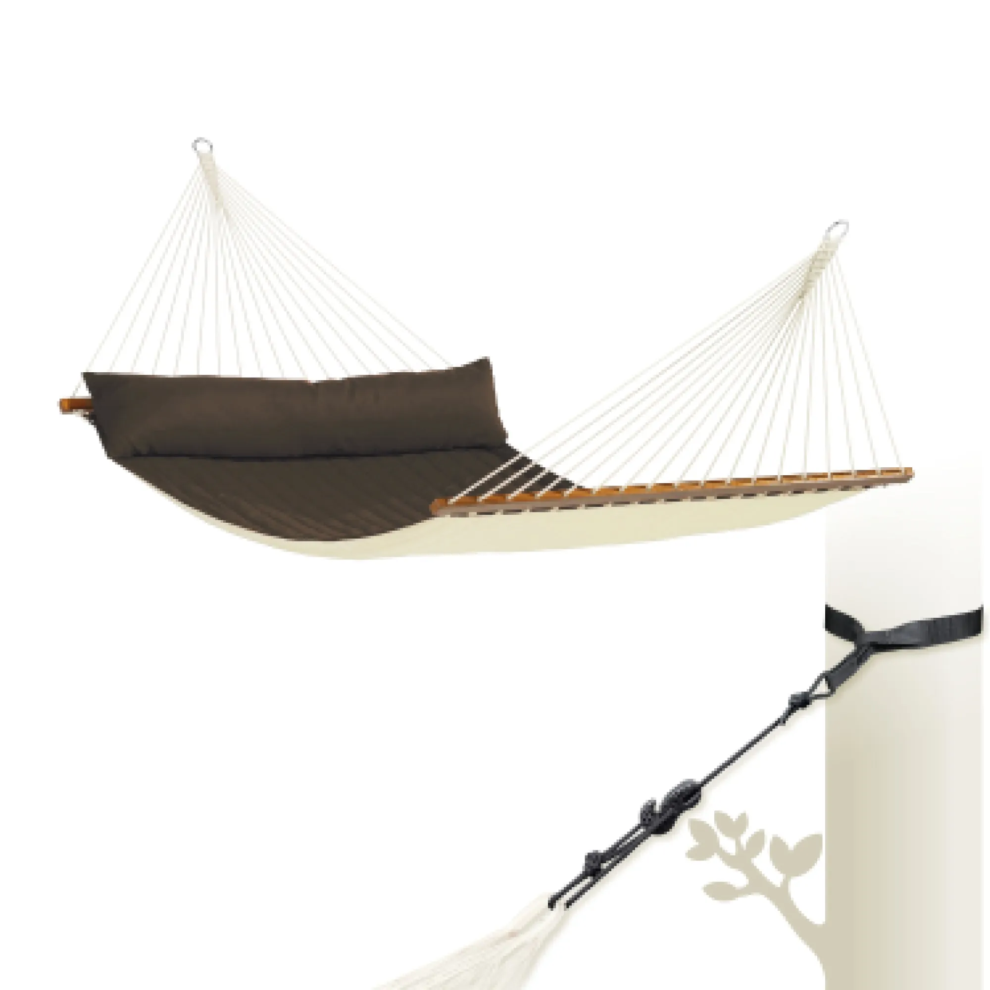 LA SIESTA Alabama Spreader Bar Hammock (Kingsize - W 140 cm)