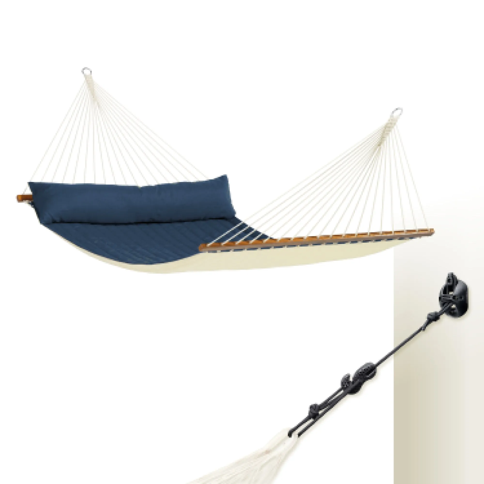 LA SIESTA Alabama Spreader Bar Hammock (Kingsize - W 140 cm)