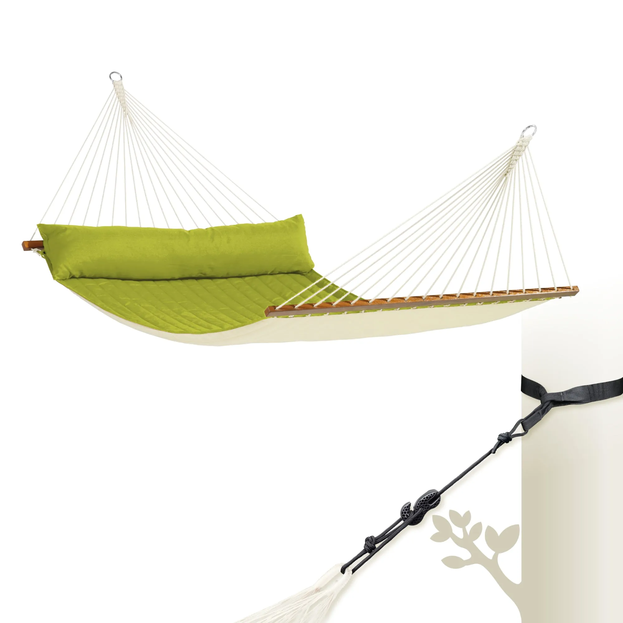LA SIESTA Alabama Spreader Bar Hammock (Kingsize - W 140 cm)