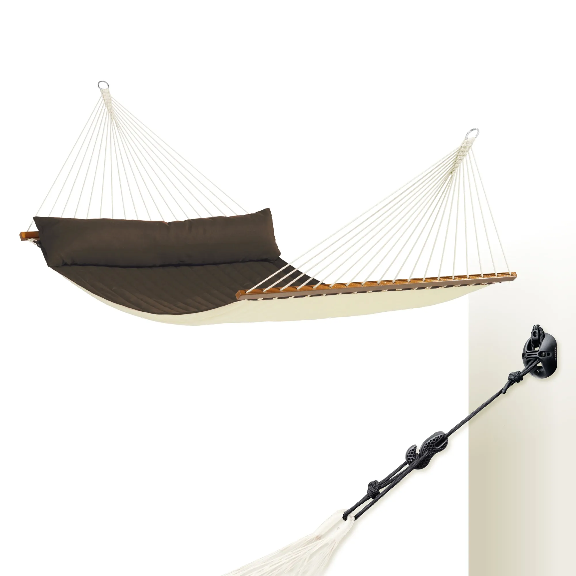 LA SIESTA Alabama Spreader Bar Hammock (Kingsize - W 140 cm)