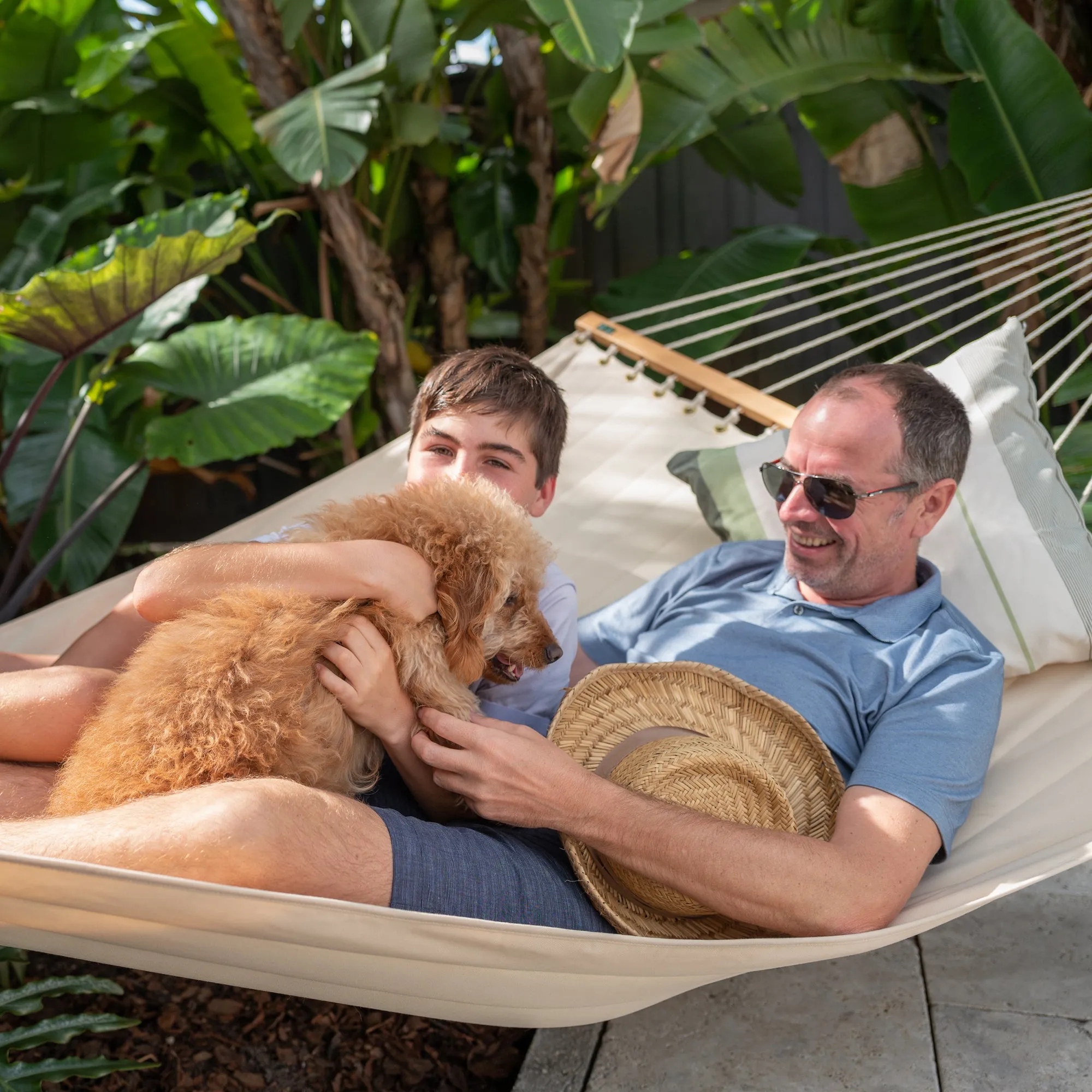 LA SIESTA Alabama Spreader Bar Hammock (Kingsize - W 140 cm)