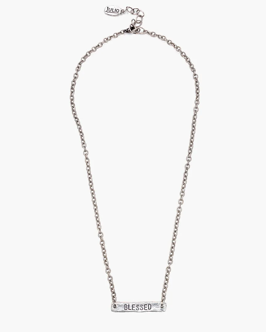 Novel Custom Stamped Necklace