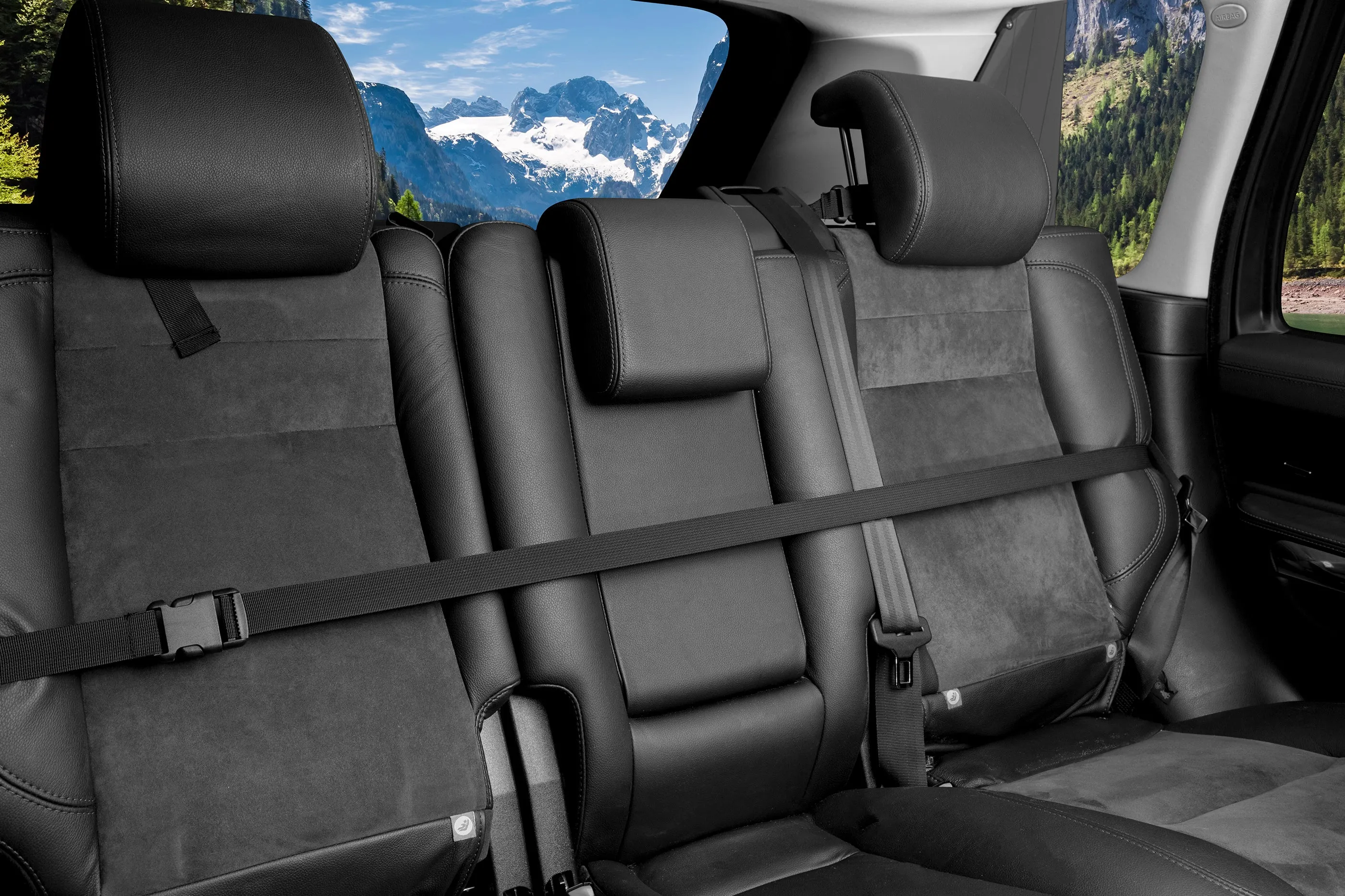 Original Pet Cargo Cover & Liner For Dogs - 80 x 52 Black, Water Resistant, Machine Washable & Nonslip Backing With Bumper Flap Protection- For Cars, Trucks & SUV