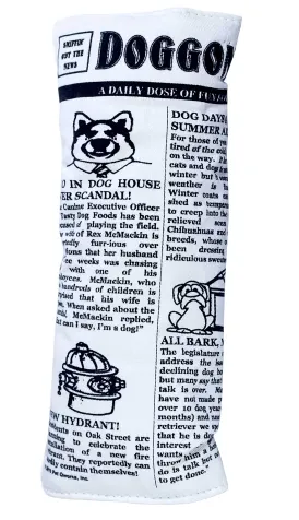 Pet Qwerks Krinkle and Squeaky Doggie Newspaper