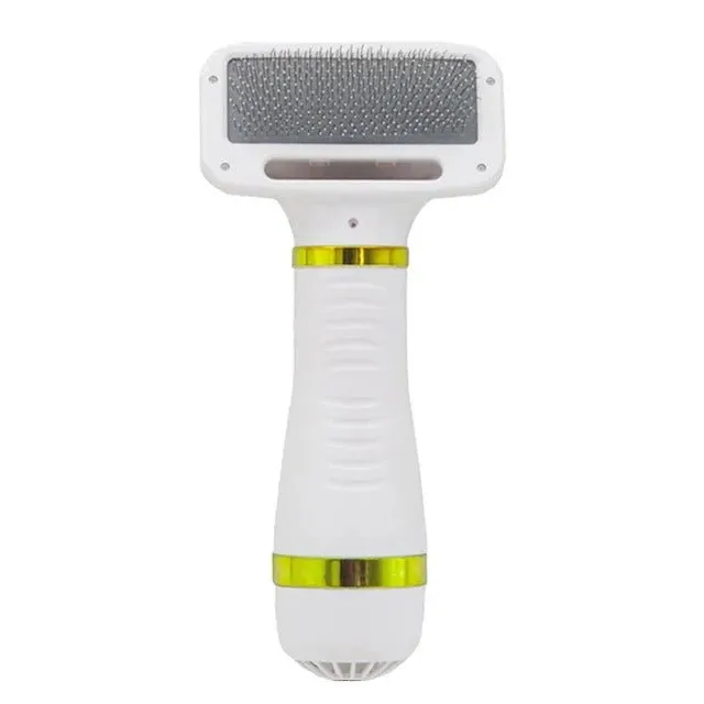 Portable Pet Hair Dryer - 2 in 1  Pet Grooming Cat Hair Comb Dog Fur and Blower Adjustable Temperature Pet Brush