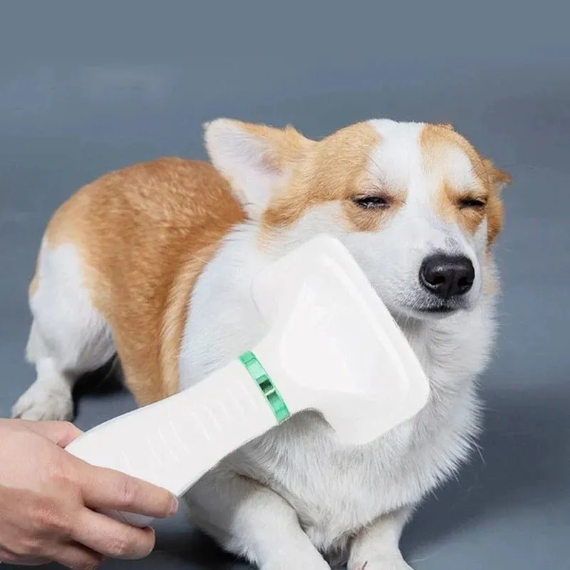 Portable Pet Hair Dryer - 2 in 1  Pet Grooming Cat Hair Comb Dog Fur and Blower Adjustable Temperature Pet Brush