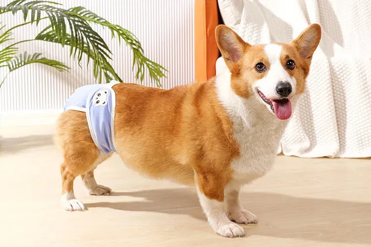 Reusable Female Dogs Diaper Pants Sanitary Female Dog Pants Diapers for Dogs Menstruation Pet Cat Physiological Safety Pants