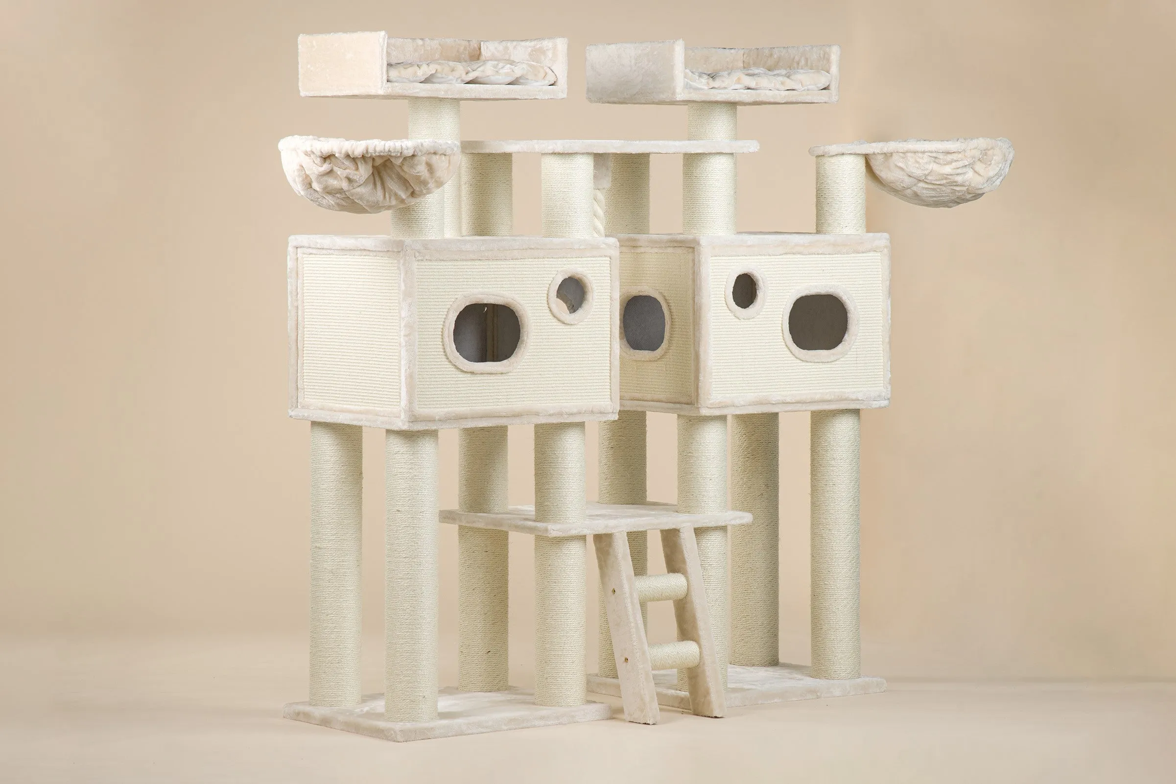 Royal Cat Palace Beige