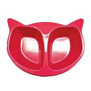 Scream Cat Face Double  Bowl
