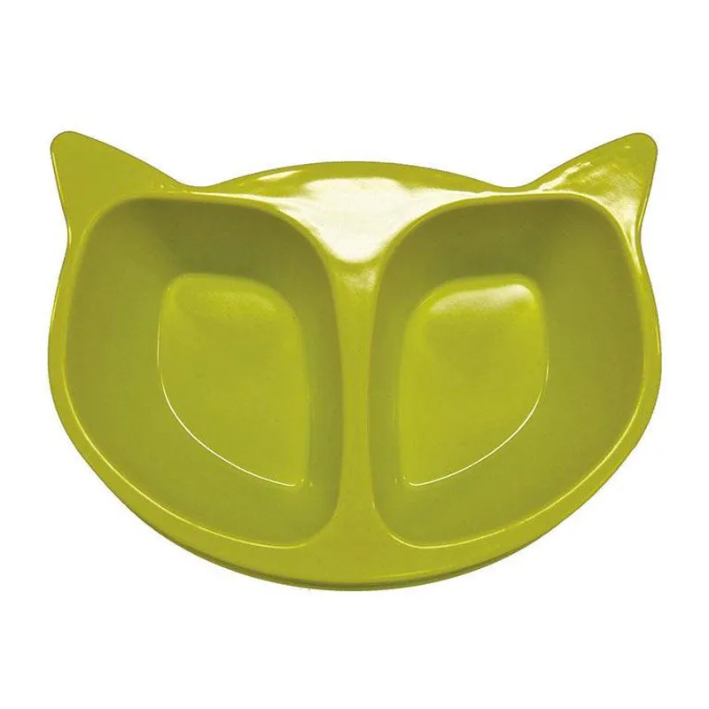 Scream Cat Face Double  Bowl