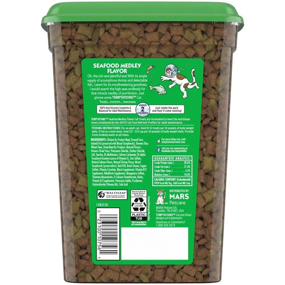 Seafood Medley Flavor Cat Treats 16 Oz